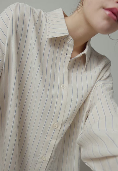 Brisa Boxy-M_Beige Blue Stripe_Video_0